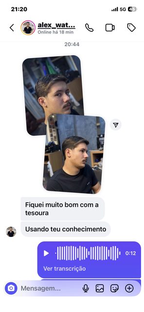 Depoimento de aluno 4, publicado na página original